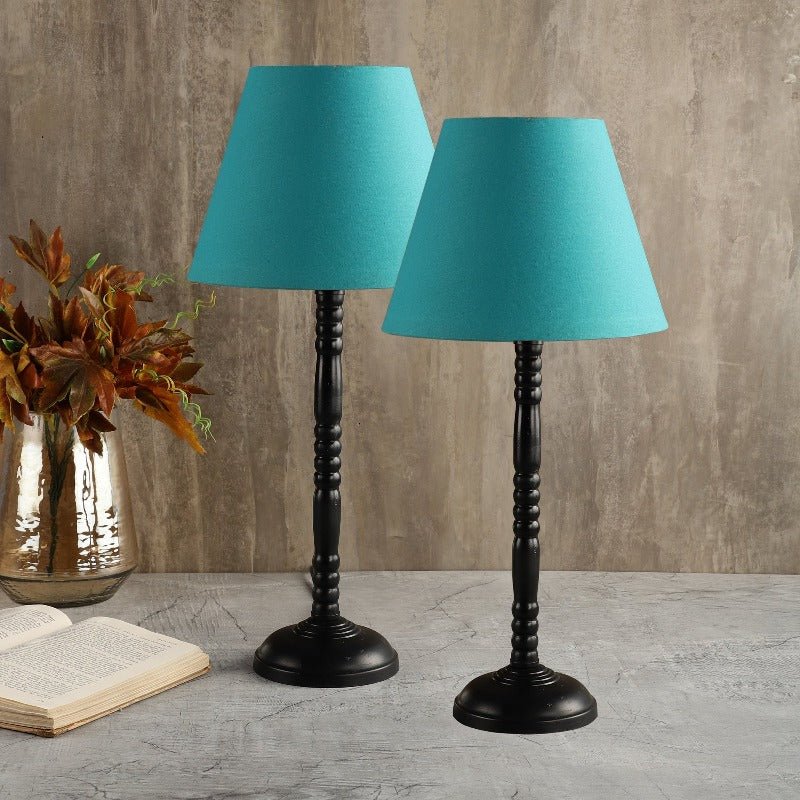 BTR CRAFTS Metal Table Lamp Set Of 2 (Bulb Not Included)