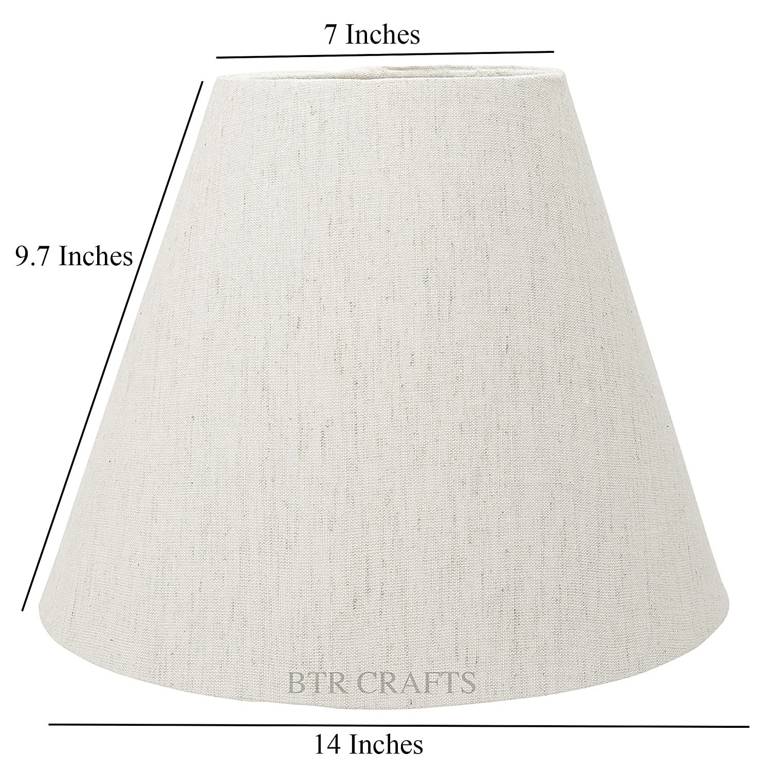 14 Inches Conical Lamp Shade, Suitable For Table and Floor Lamp(Flex) - Image 3