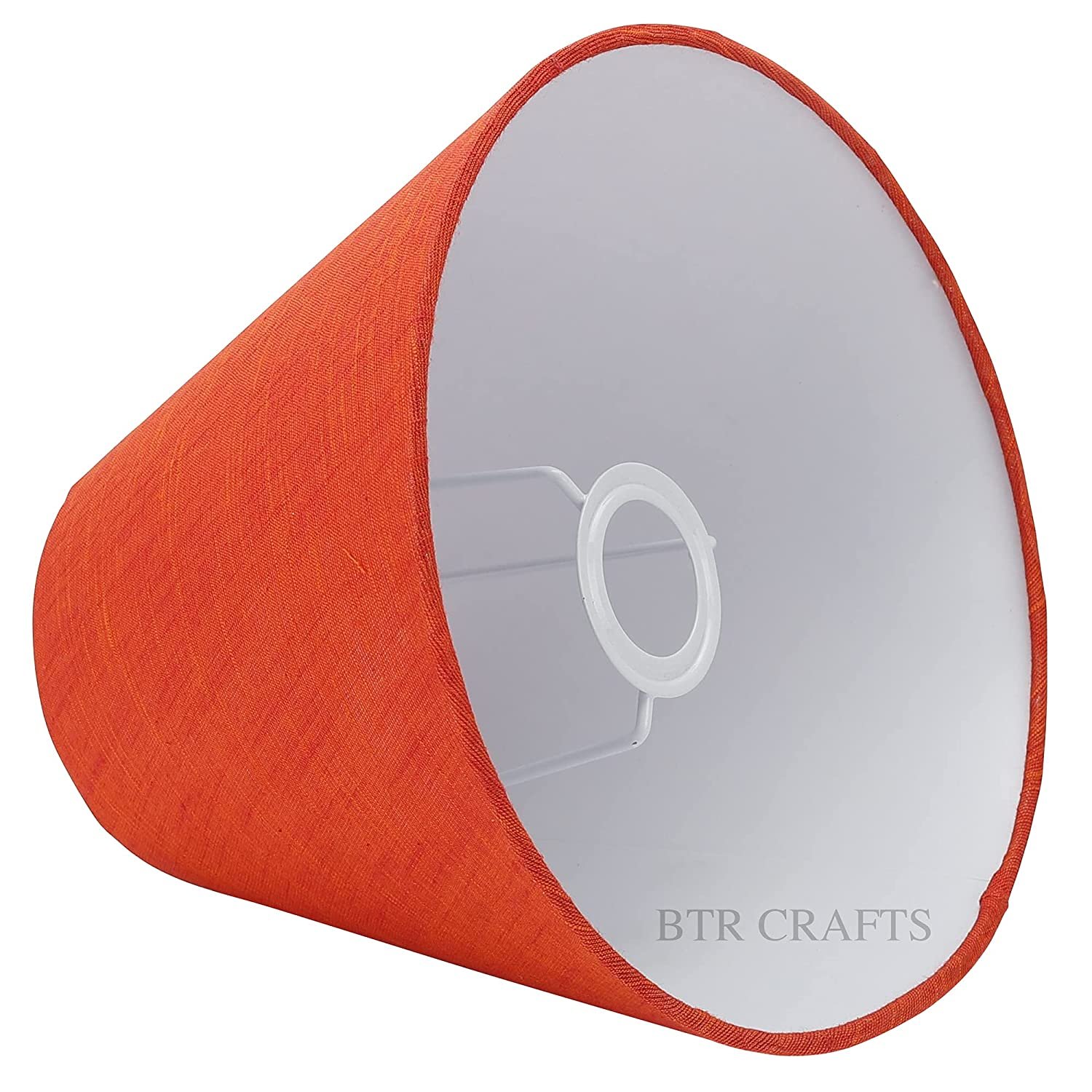10 Inches Conical Lamp Shade, Suitable For Table and Floor Lamp(Red Texture) - Image 4