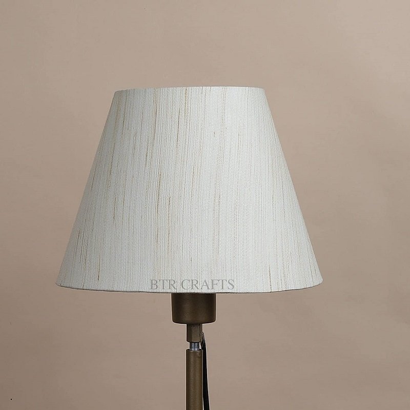 10 Inches Conical Lamp Shade, Suitable For Table and Floor Lamp(Cream Texture) - Image 2