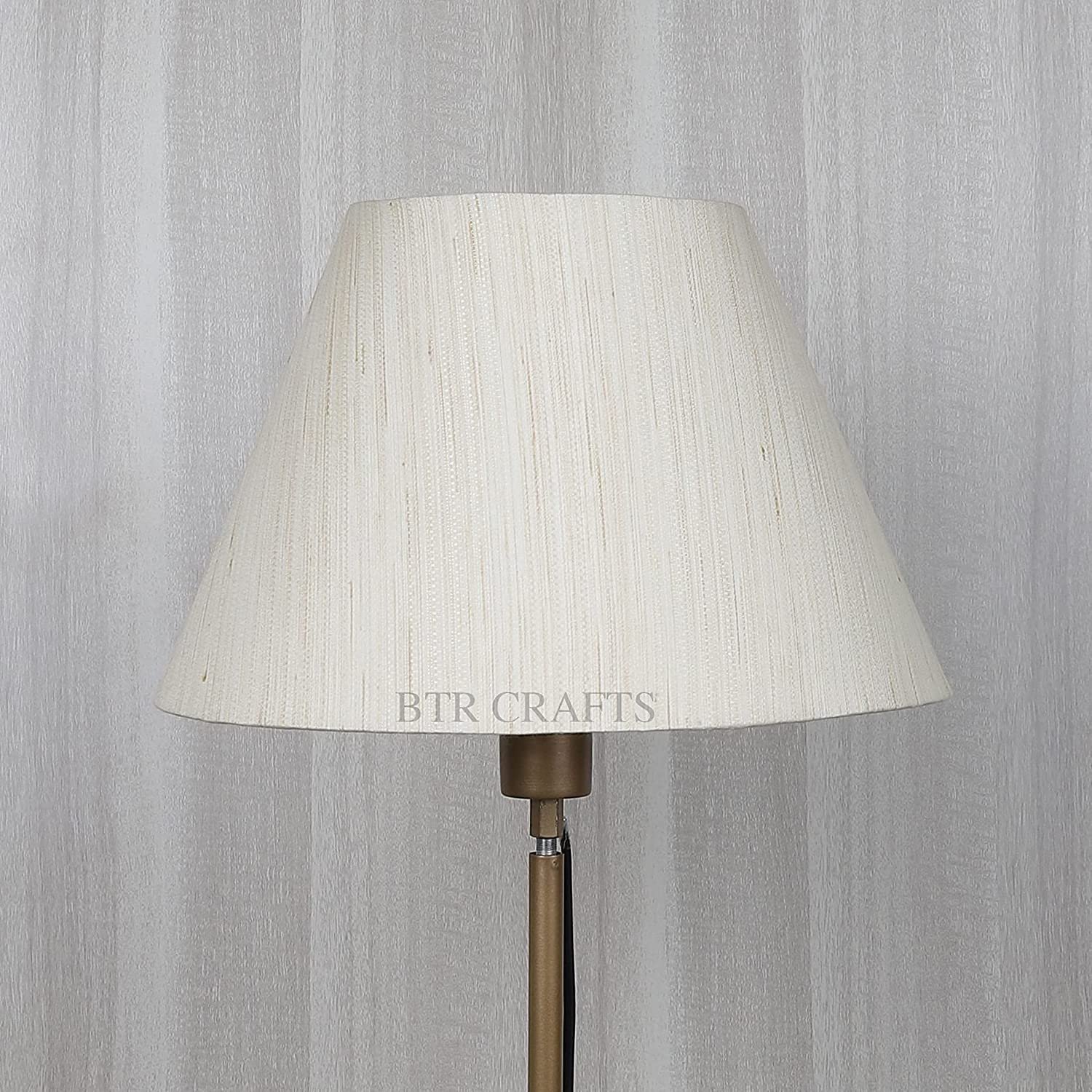 14 Inches Conical Lamp Shade, Suitable For Table and Floor Lamp(Cream Texture) - Image 2