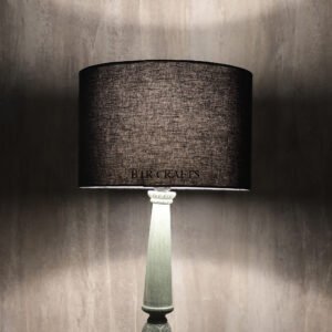 12 Inches Drum Lamp Shade, Suitable For Table and Floor Lamp(Black)