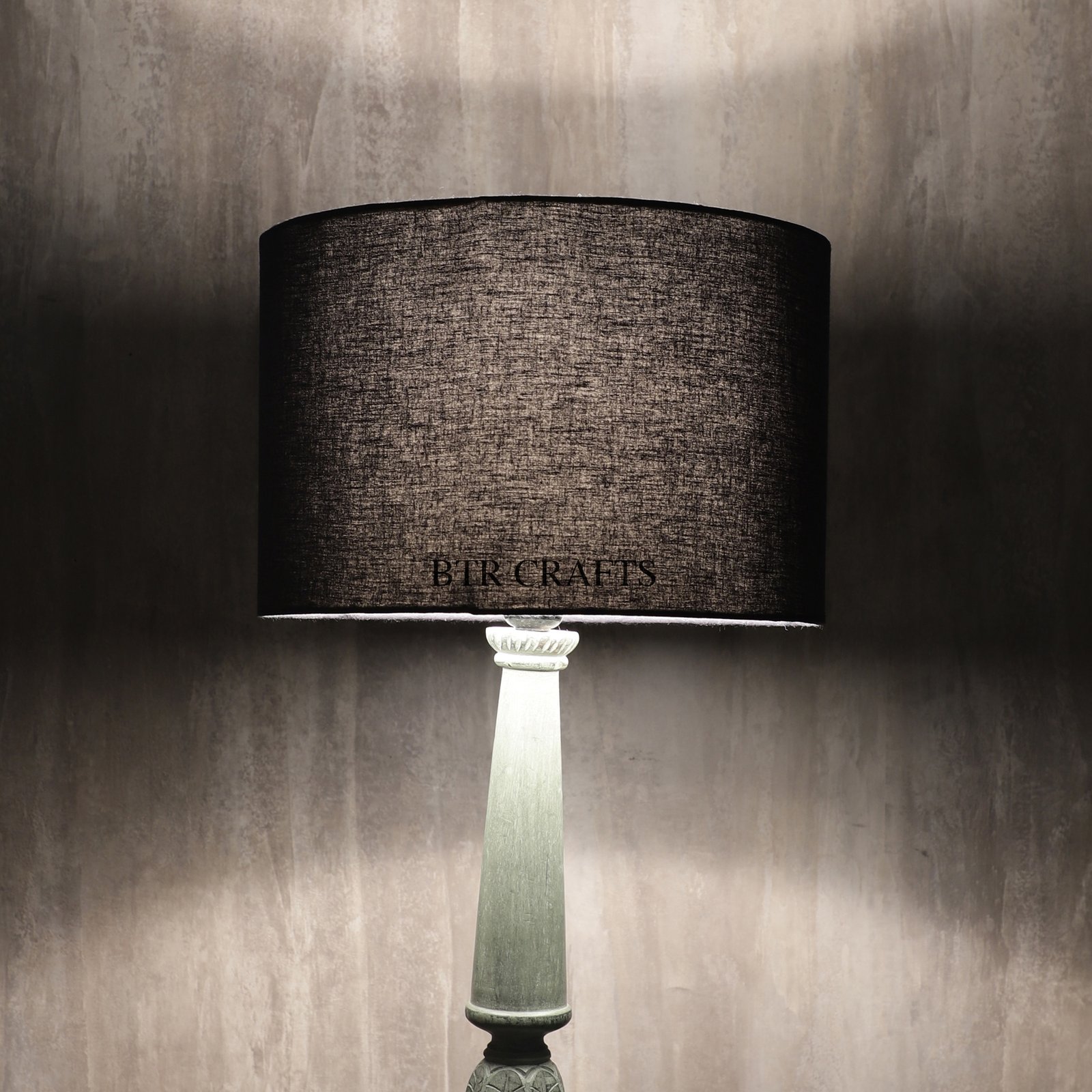 12 Inches Drum Lamp Shade, Suitable For Table and Floor Lamp(Black)