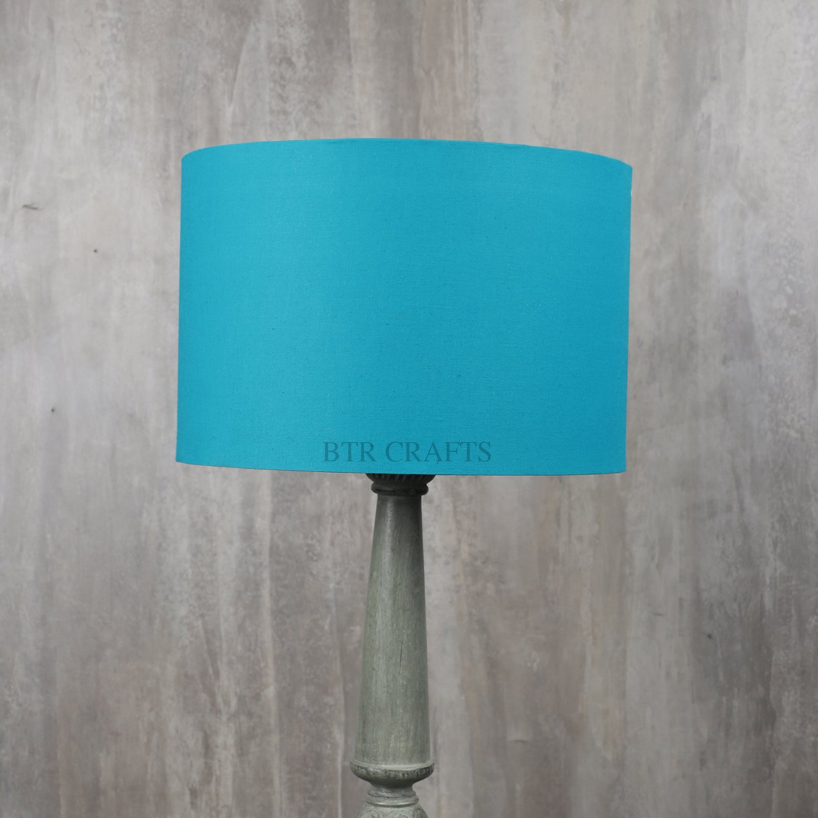 12 Inches Drum Lamp Shade, Suitable For Table and Floor Lamp(Teal) - Image 2