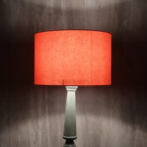 12 Inches Drum Lamp Shade, Suitable For Table and Floor Lamp(Orange)
