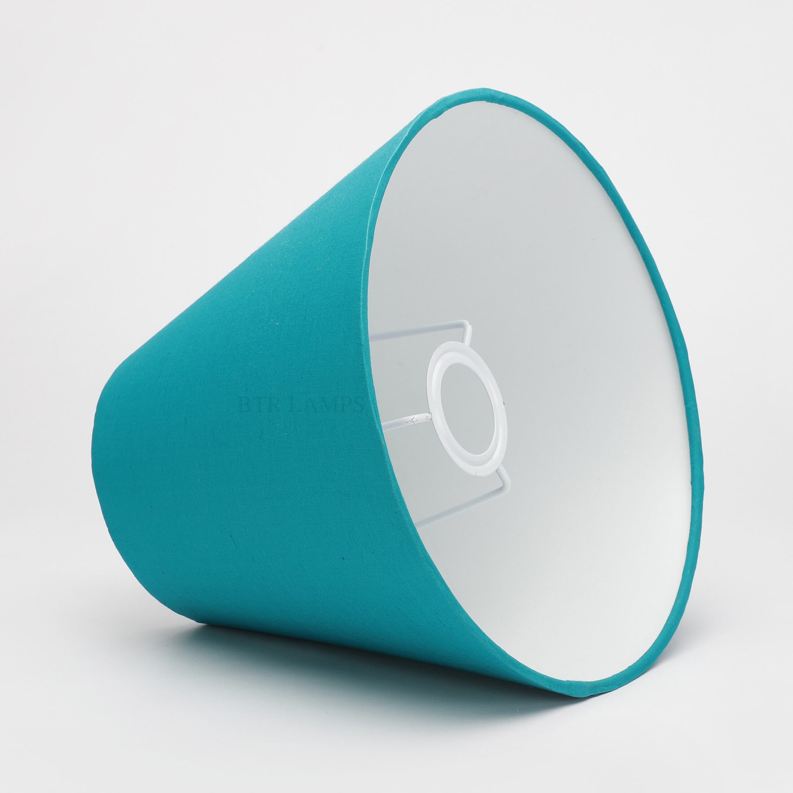 10 Inches Conical Lamp Shade, Suitable For Table and Floor Lamp(Teal) - Image 4