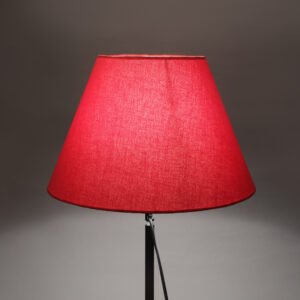 14 Inches Conical Lamp Shade, Suitable For Table and Floor Lamp(Red)