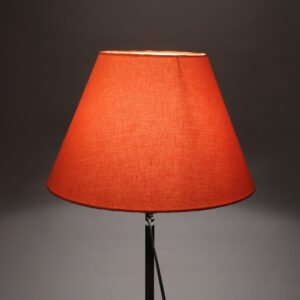 14 Inches Conical Lamp Shade, Suitable For Table and Floor Lamp(Orange)