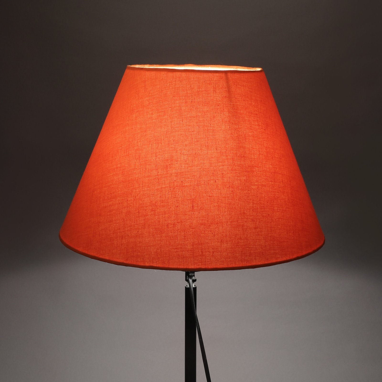 14 Inches Conical Lamp Shade, Suitable For Table and Floor Lamp(Orange)