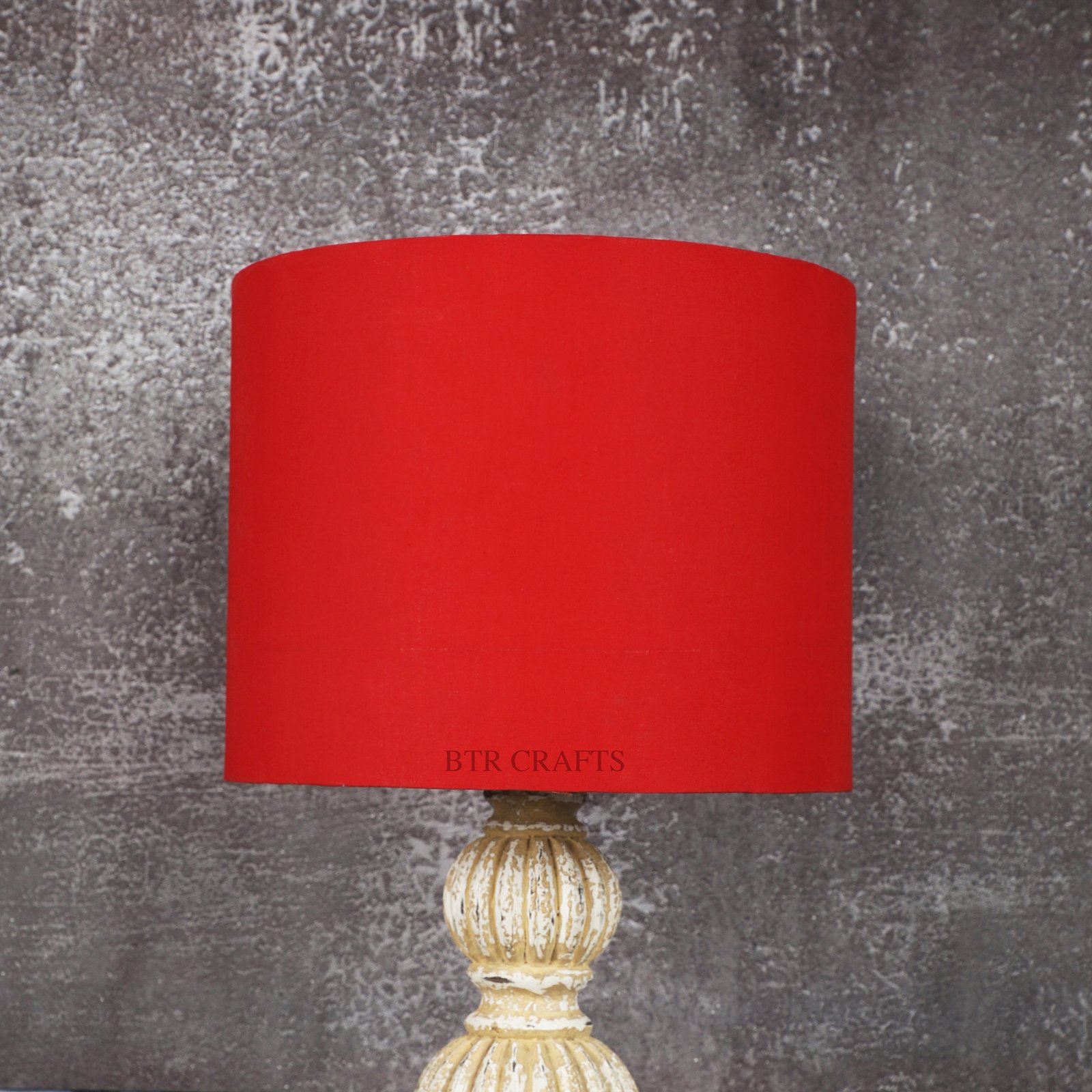 10 Inches Drum Lamp Shade, Suitable For Table and Floor Lamp(Red) - Image 2