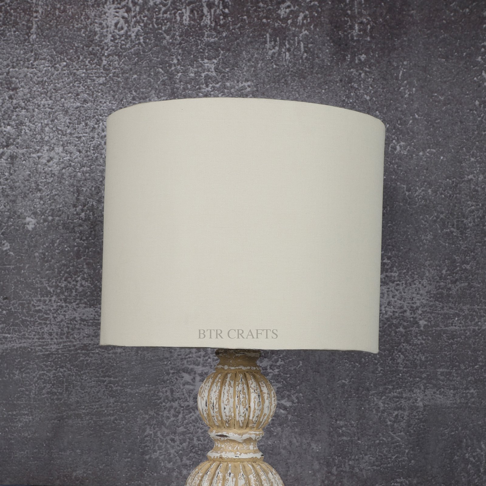 10 Inches Drum Lamp Shade, Suitable For Table and Floor Lamp(Cream) - Image 2