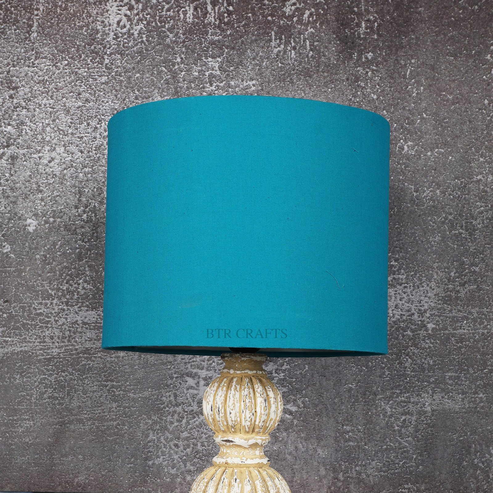 10 Inches Drum Lamp Shade, Suitable For Table and Floor Lamp(Teal) - Image 2