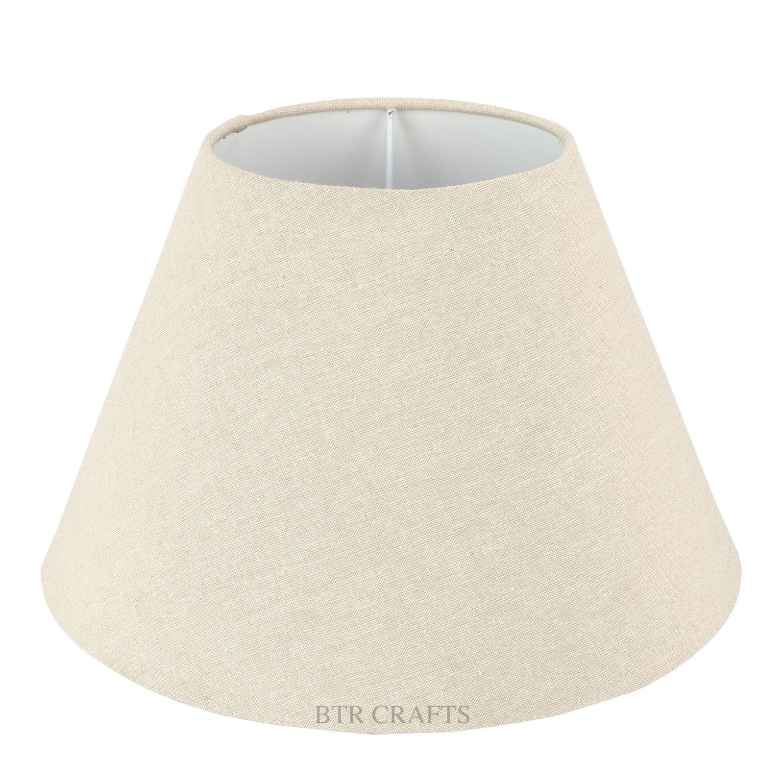 14 Inches Conical Lamp Shade, Suitable For Table and Floor Lamp(Beige) - Image 4