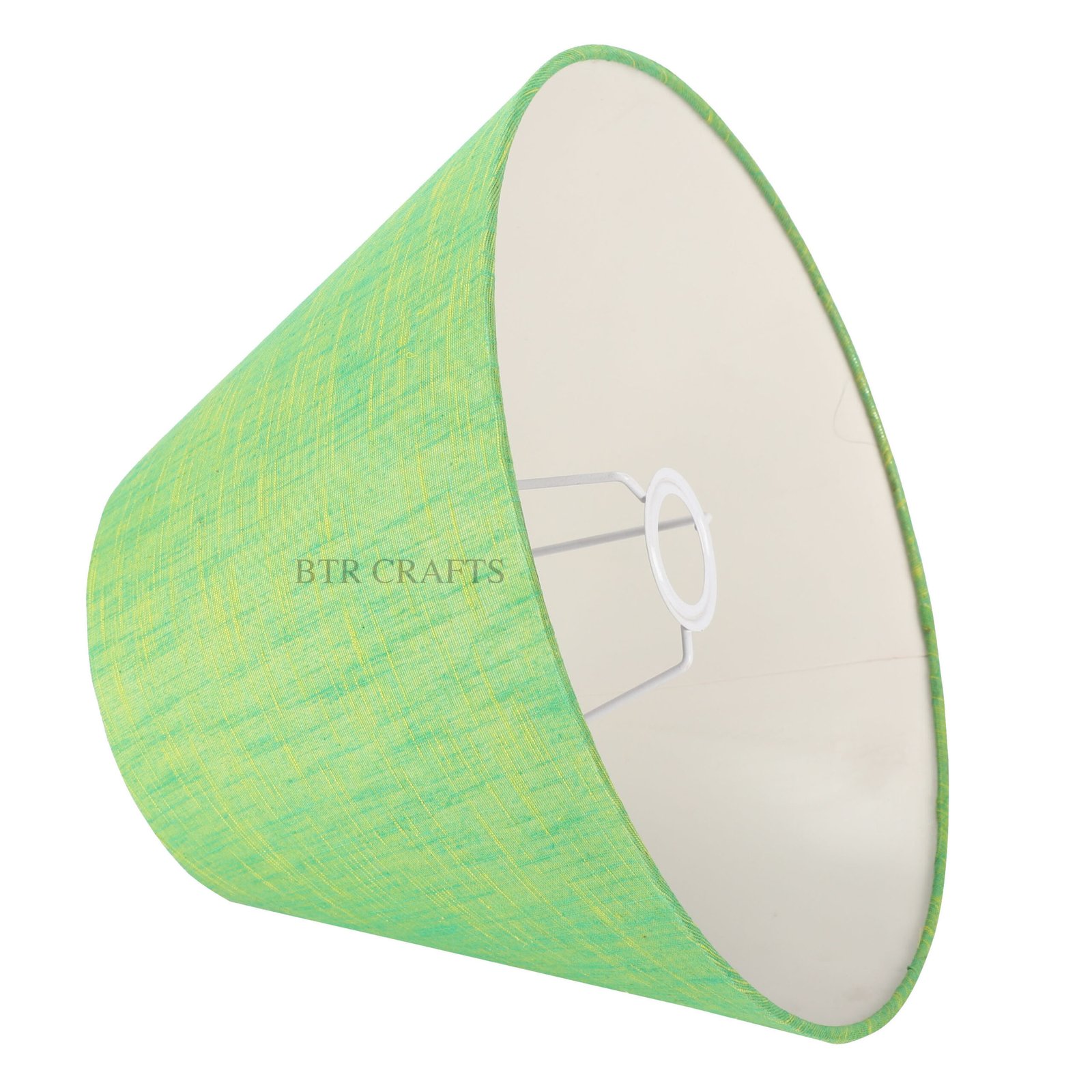14 Inches Conical Lamp Shade, Suitable For Table and Floor Lamp(Green Texture) - Image 4