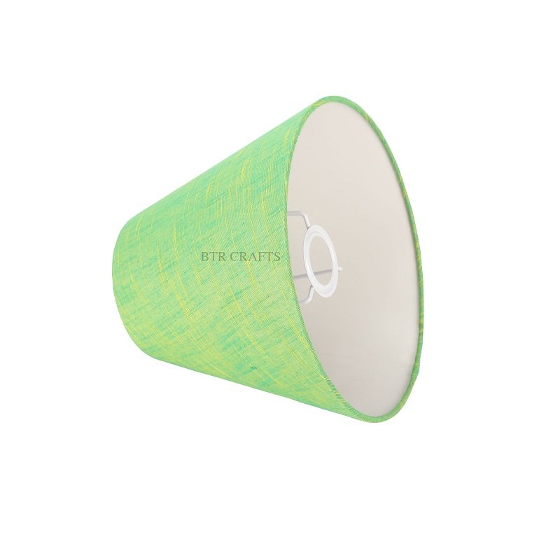 10 Inches Conical Lamp Shade, Suitable For Table and Floor Lamp(Green Texture) - Image 5
