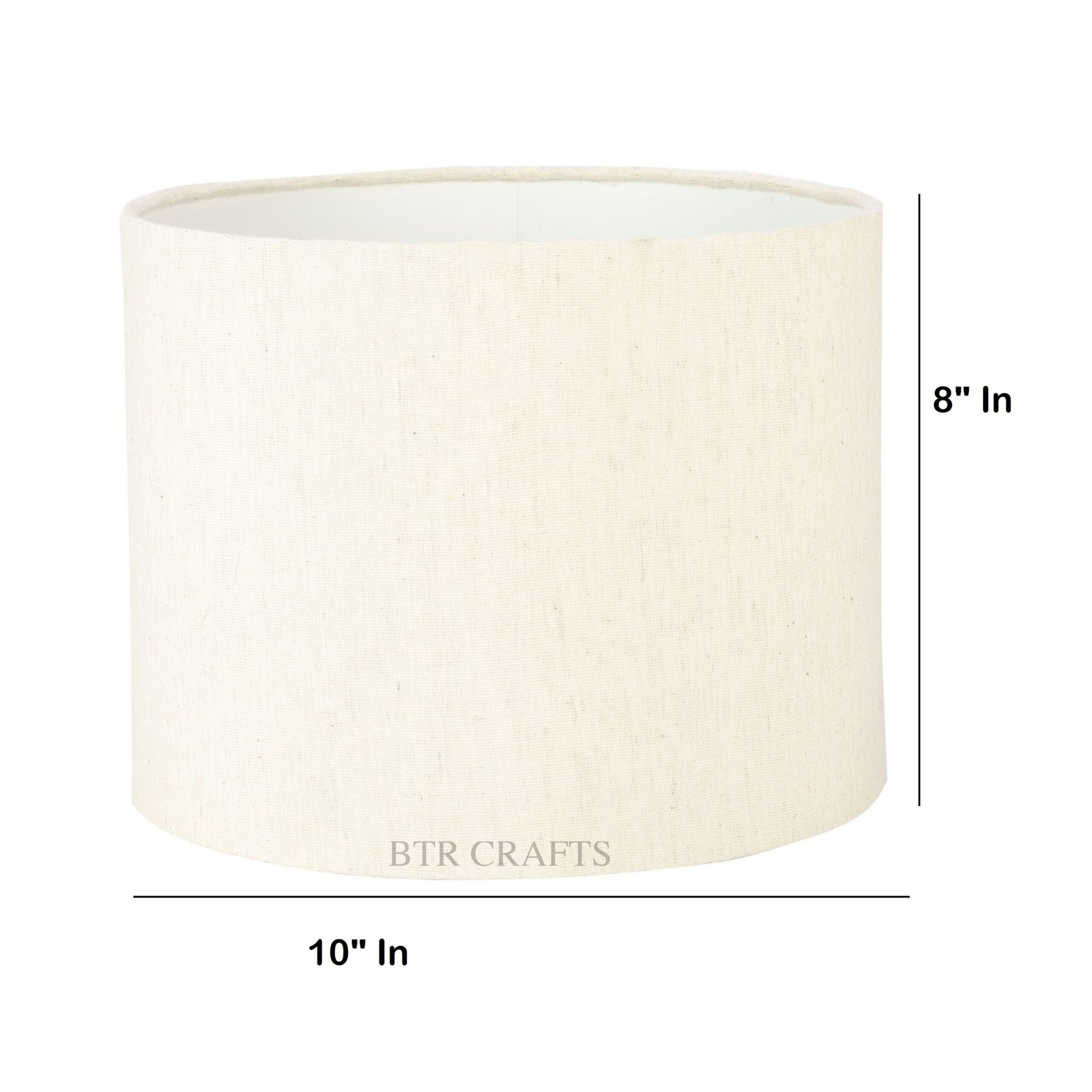 10 Inches Drum Lamp Shade, Suitable For Table and Floor Lamp(Flex) - Image 3