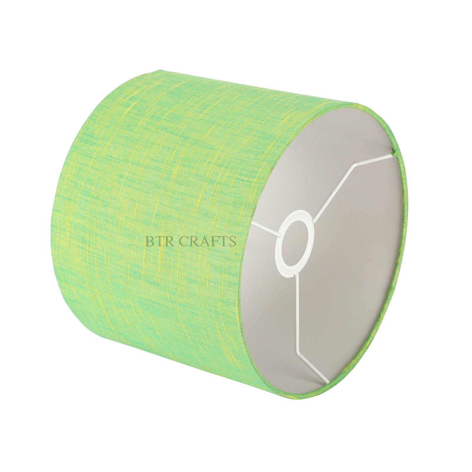 10 Inches Drum Lamp Shade, Suitable For Table and Floor Lamp(Green Texture) - Image 4