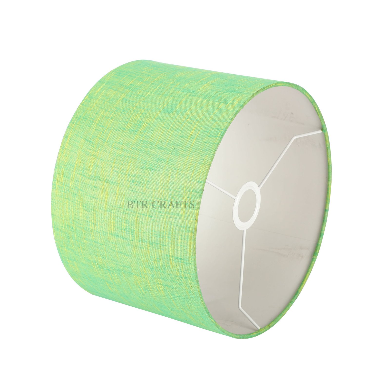 12 Inches Drum Lamp Shade, Suitable For Table and Floor Lamp(Green Texture) - Image 4