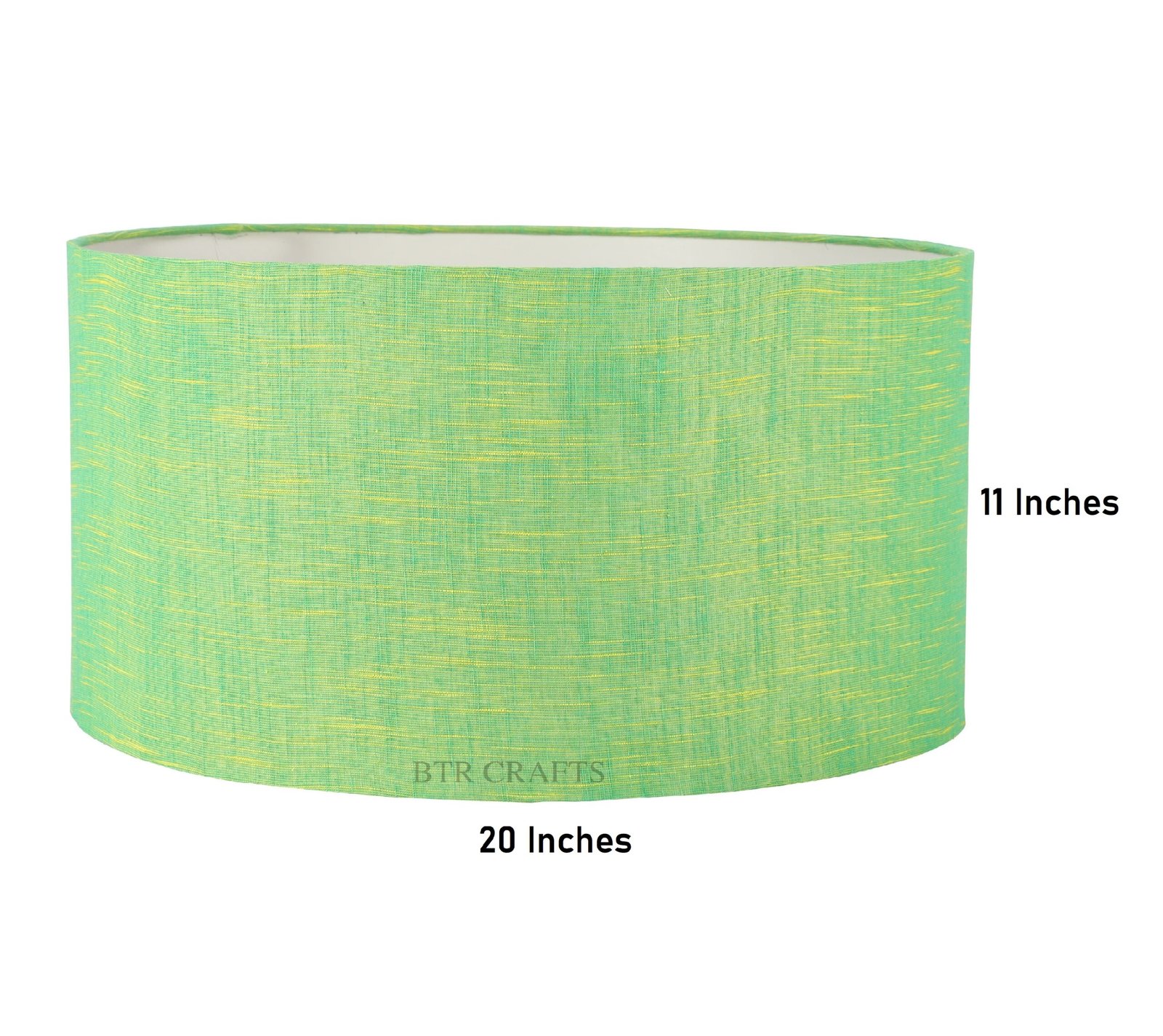 20 Inches Drum Lamp Shade, Suitable For Table and Floor Lamp(Green Texture) - Image 4