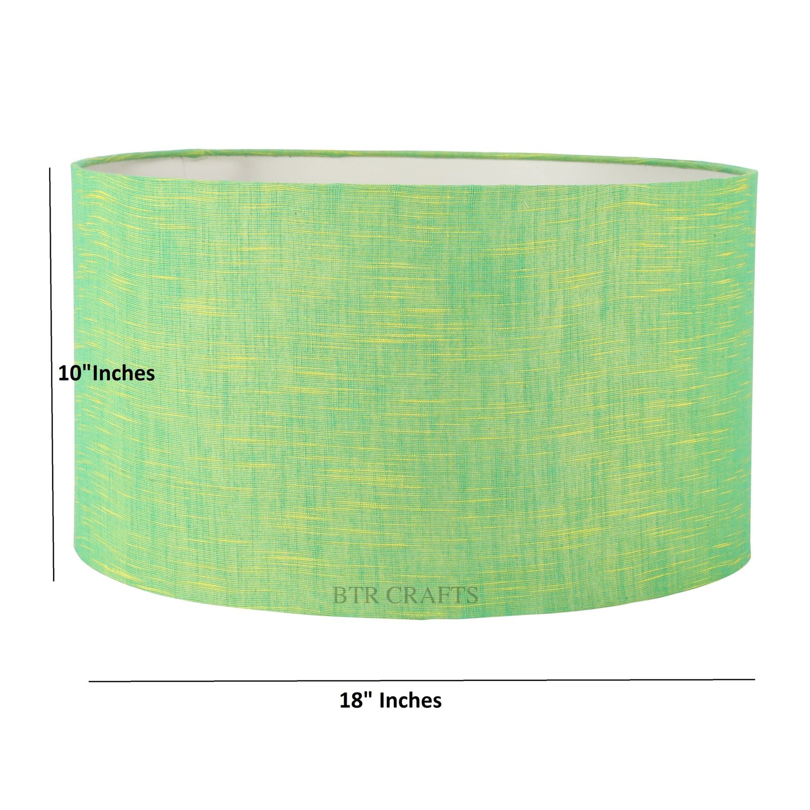 18 Inches Drum Lamp Shade, Suitable For Table and Floor Lamp(Green Texture) - Image 3