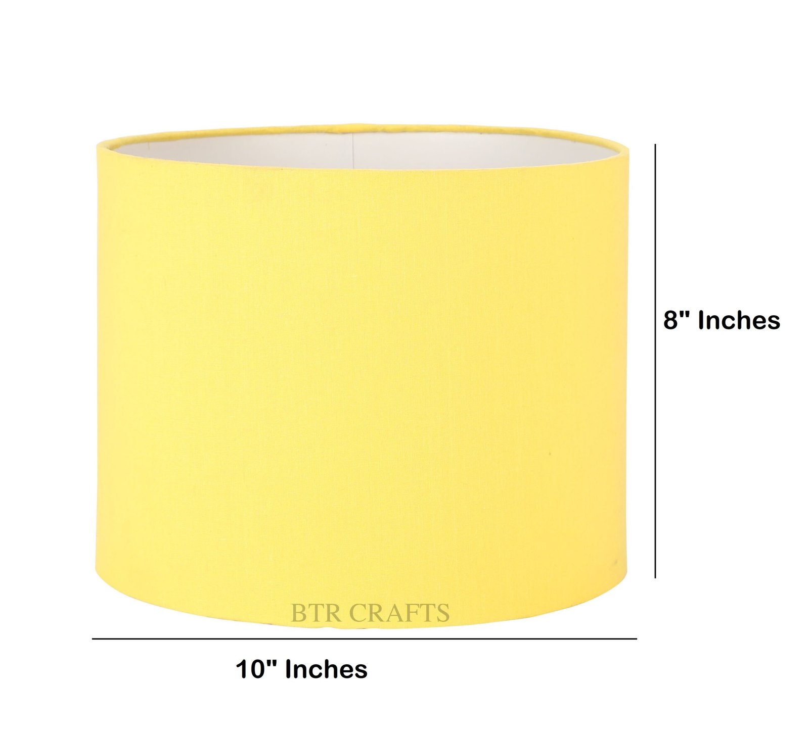 10 Inches Drum Lamp Shade, Suitable For Table and Floor Lamp(Dark yellow) - Image 3