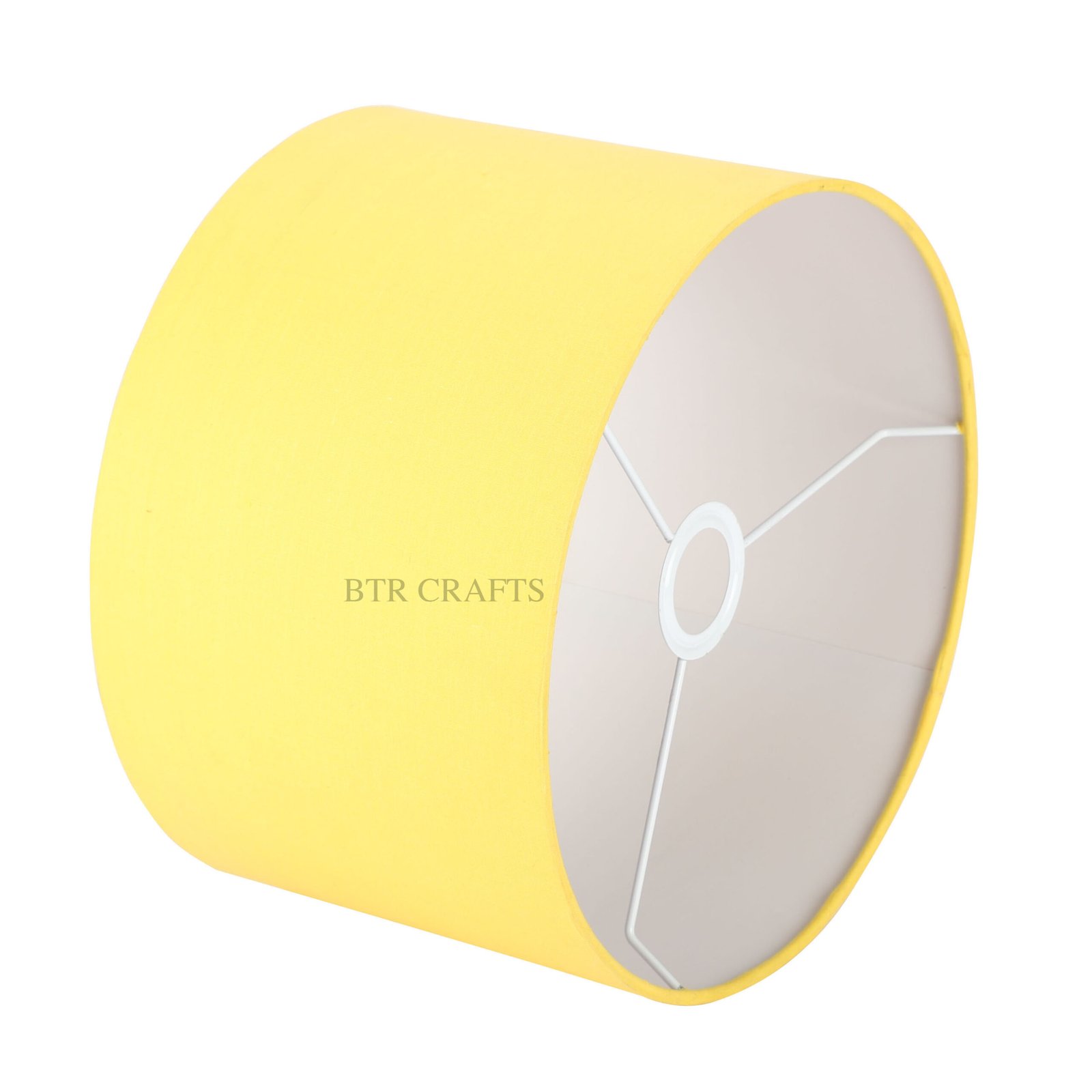 12 Inches Drum Lamp Shade, Suitable For Table and Floor Lamp(Dark Yellow) - Image 4