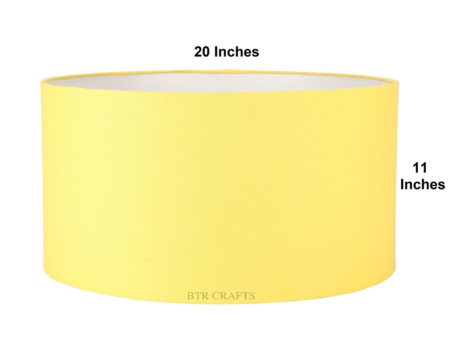 20 Inches Drum Lamp Shade, Suitable For Table and Floor Lamp(Dark Yellow) - Image 4