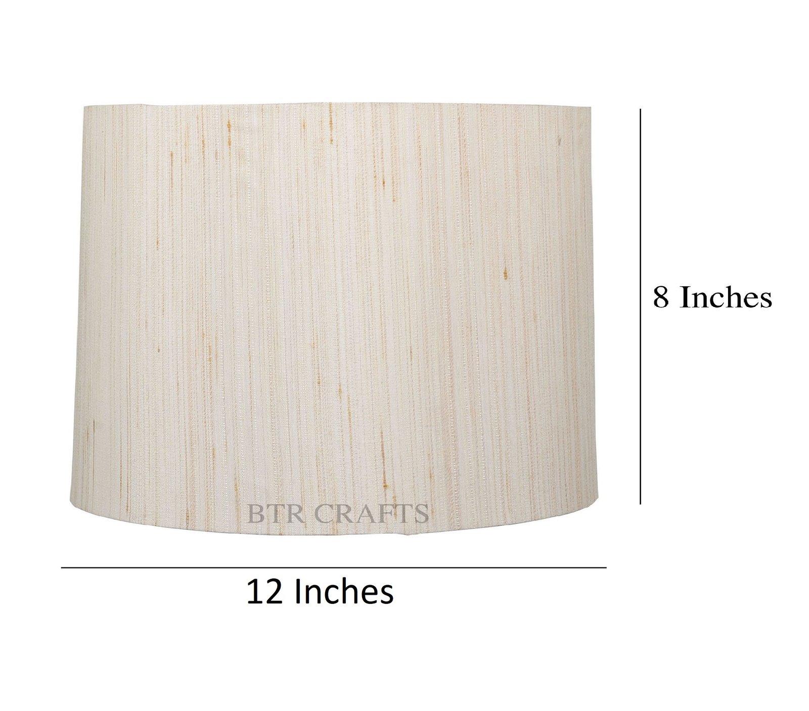 12 Inches Drum Lamp Shade, Suitable For Table and Floor Lamp(Cream Texture) - Image 3