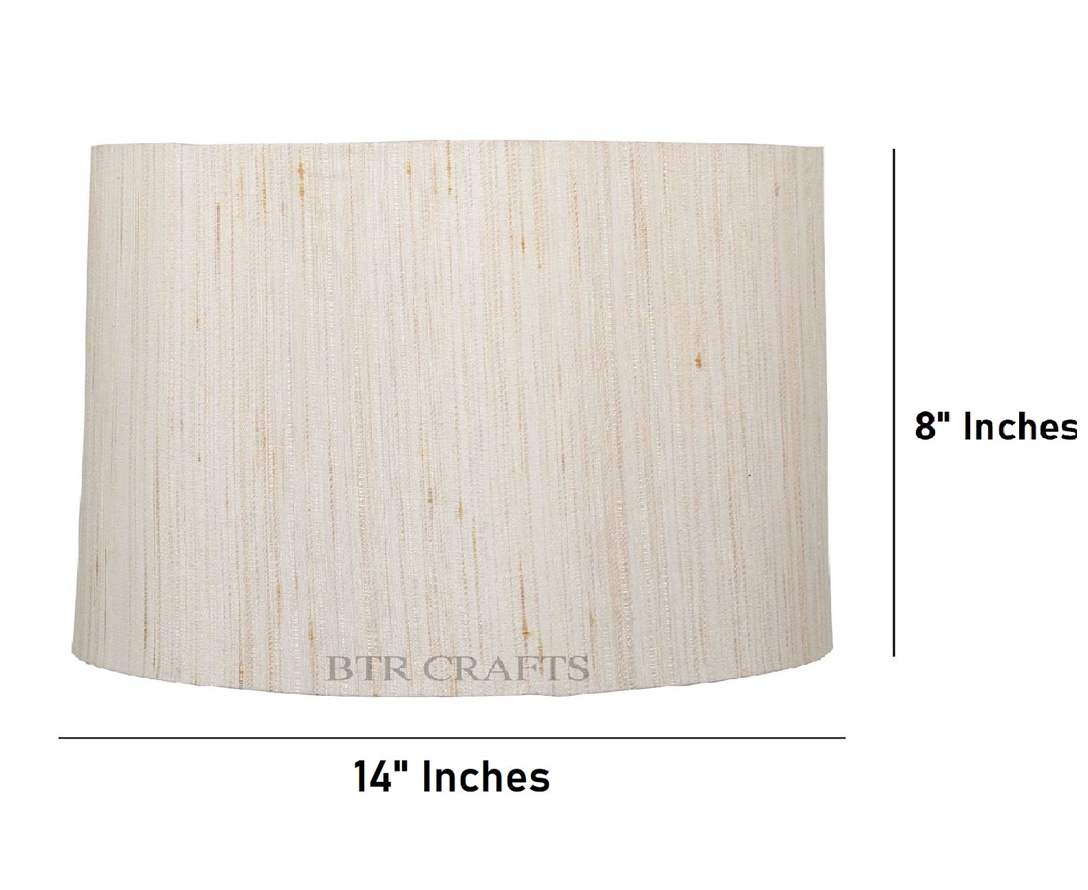 14 Inches Drum Lamp Shade, Suitable For Table and Floor Lamp(Cream Texture) - Image 3