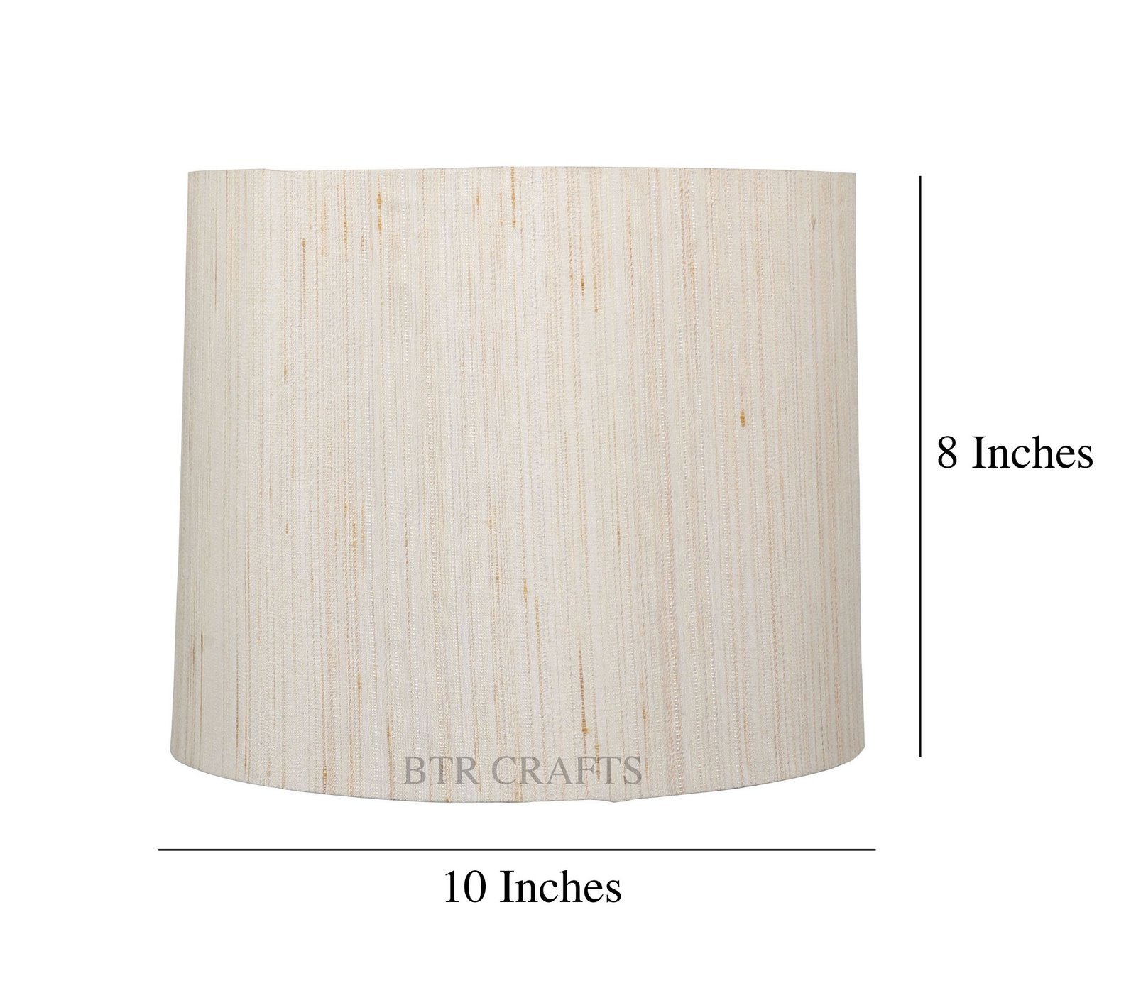 10 Inches Drum Lamp Shade, Suitable For Table and Floor Lamp(Cream Texture) - Image 3