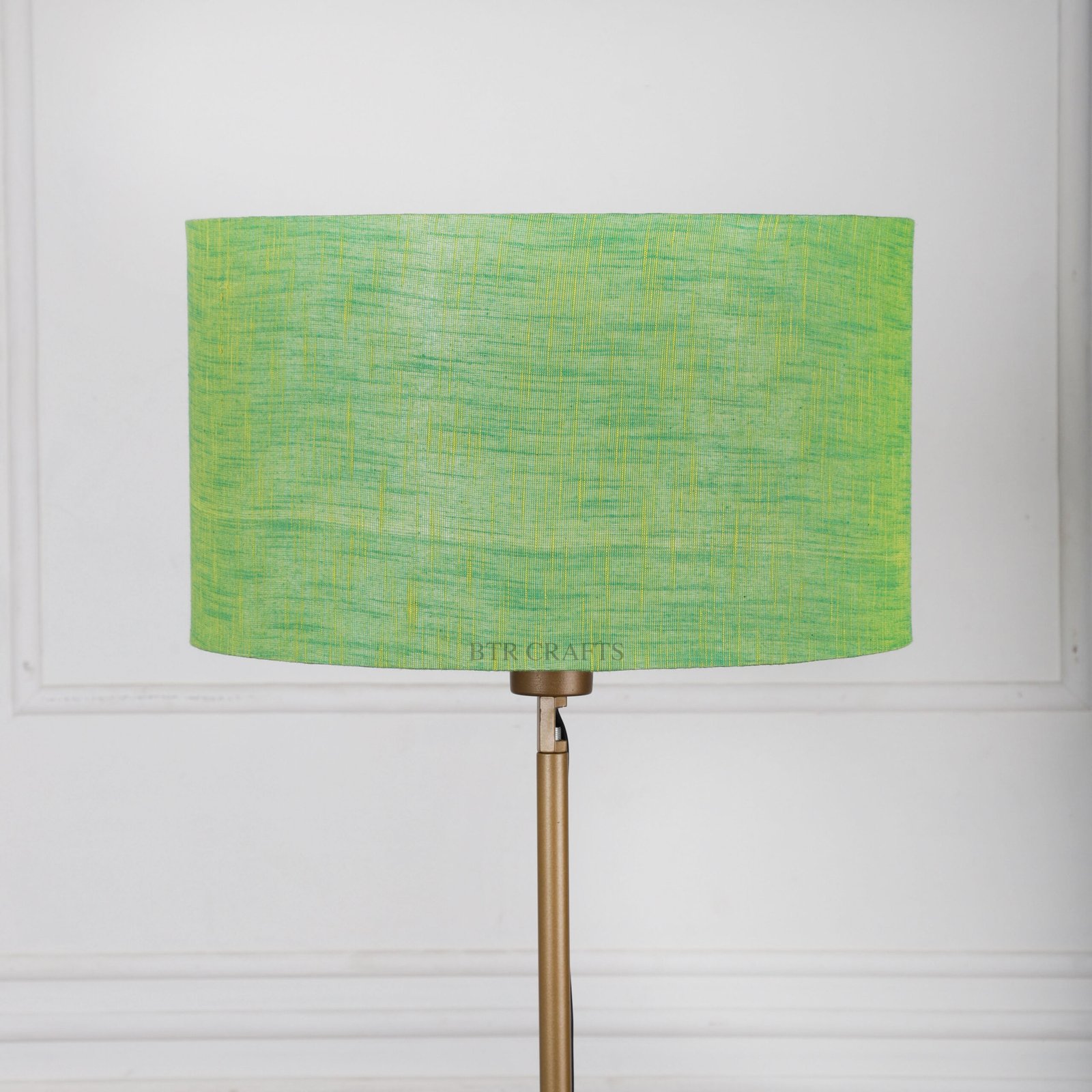 14 Inches Drum Lamp Shade, Suitable For Table and Floor Lamp(Green Texture) - Image 2