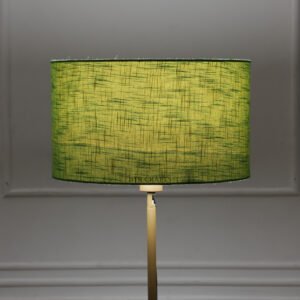 14 Inches Drum Lamp Shade, Suitable For Table and Floor Lamp(Green Texture)