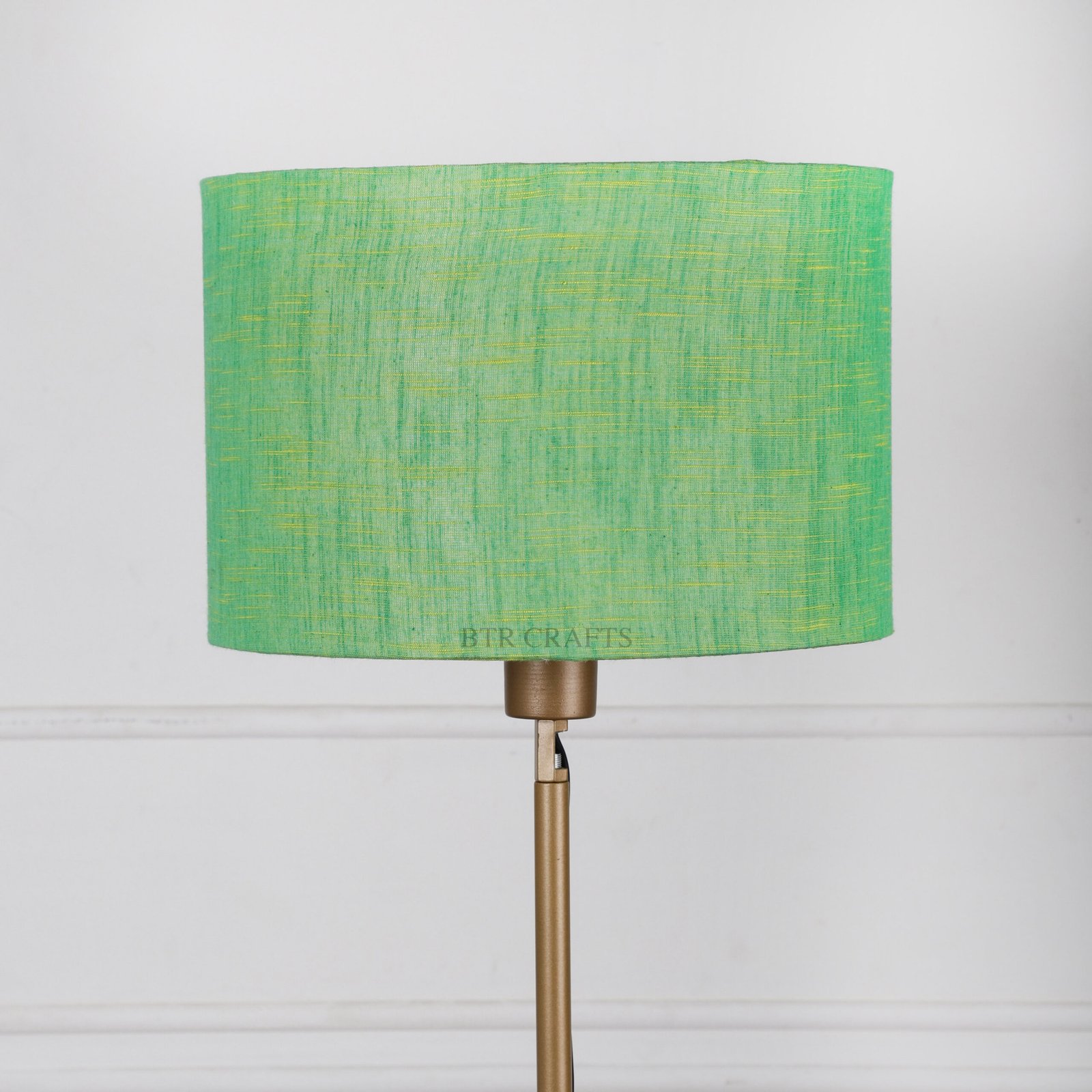 12 Inches Drum Lamp Shade, Suitable For Table and Floor Lamp(Green Texture) - Image 2