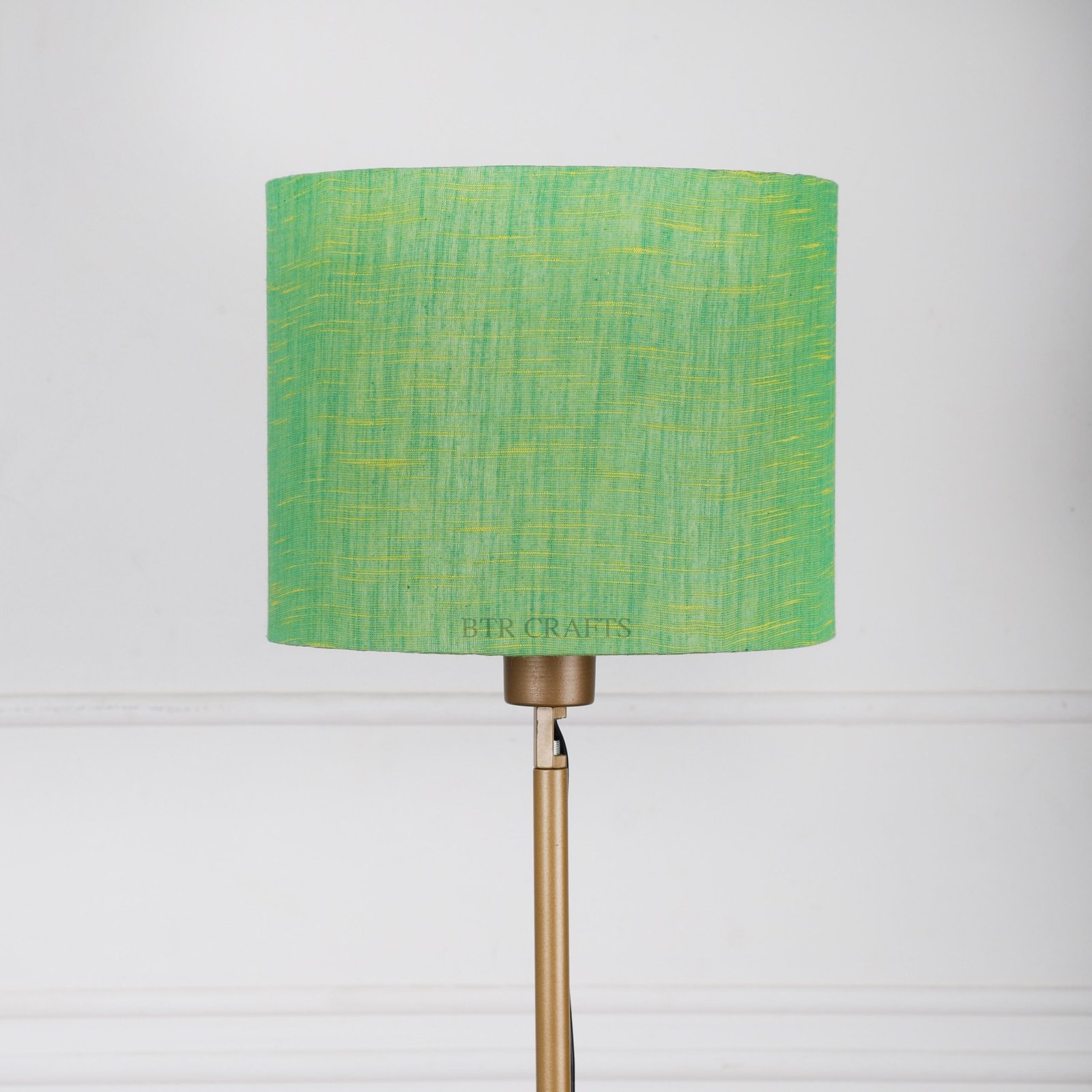 10 Inches Drum Lamp Shade, Suitable For Table and Floor Lamp(Green Texture) - Image 2