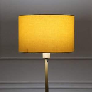 12 Inches Drum Lamp Shade, Suitable For Table and Floor Lamp(Dark Yellow)