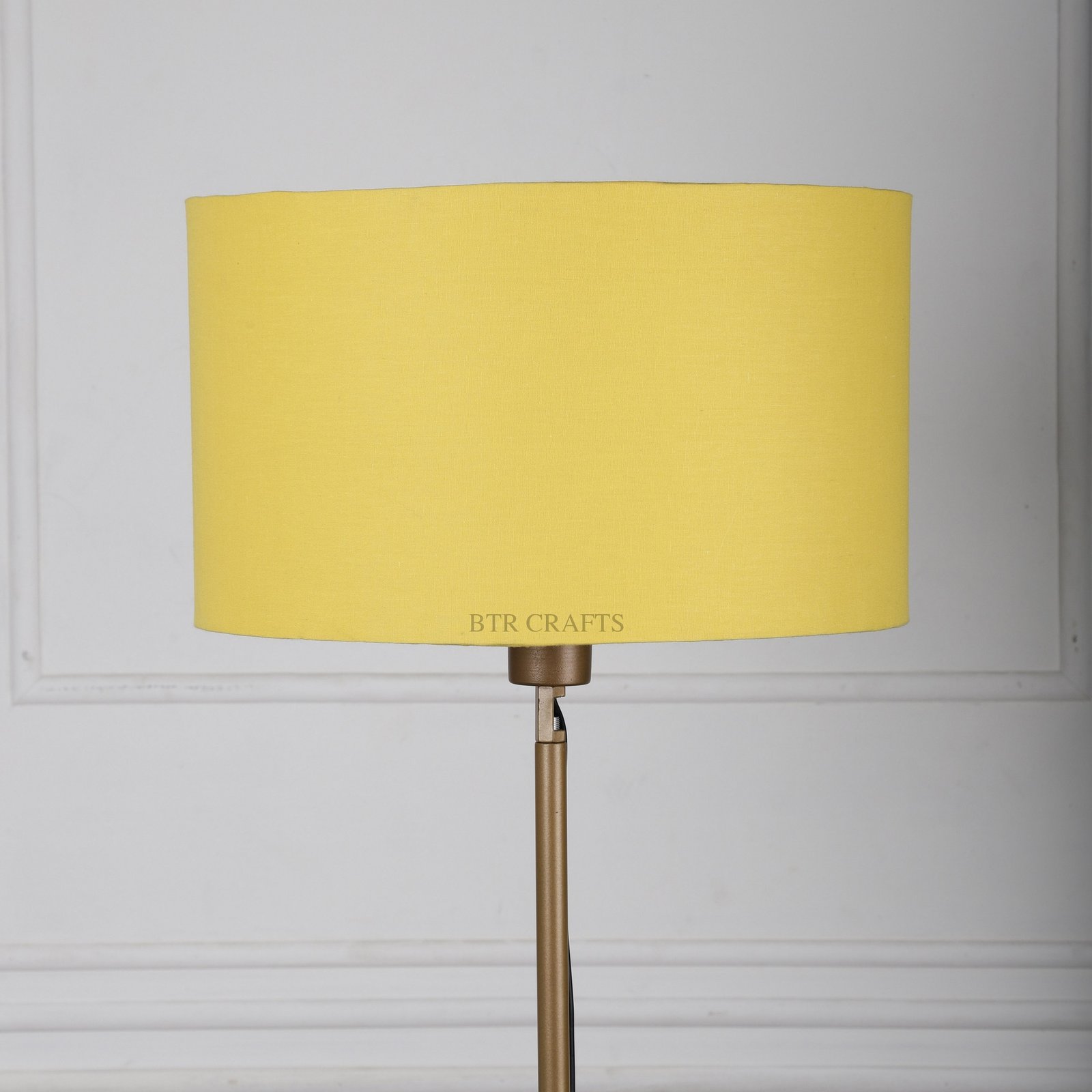 14 Inches Drum Lamp Shade, Suitable For Table and Floor Lamp(Dark Yellow) - Image 2