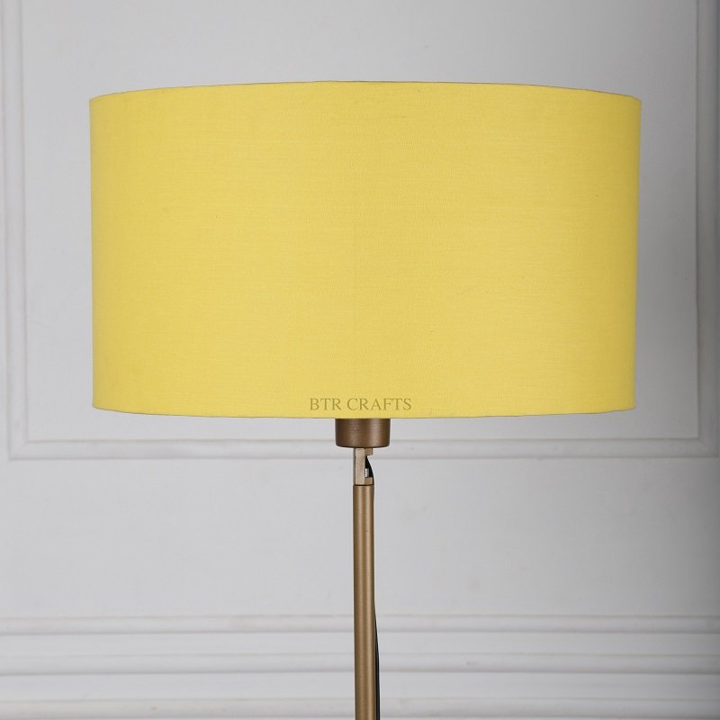 18 Inches Drum Lamp Shade, Suitable For Table and Floor Lamp(Dark Yellow) - Image 2
