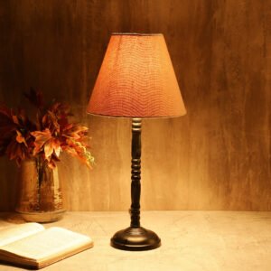 Metal Table Lamp Suitable For Bedroom Office And Living Room, Pack Of 1(Complete Set)