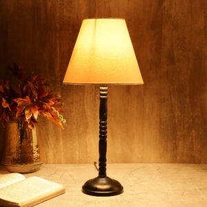 Metal Table Lamp Suitable For Bedroom Office And Living Room, Pack Of 1(Complete Set)