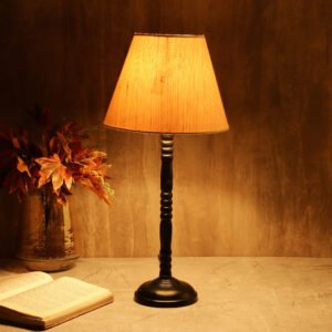 Metal Table Lamp Suitable For Bedroom Office And Living Room, Pack Of 1(Complete Set)