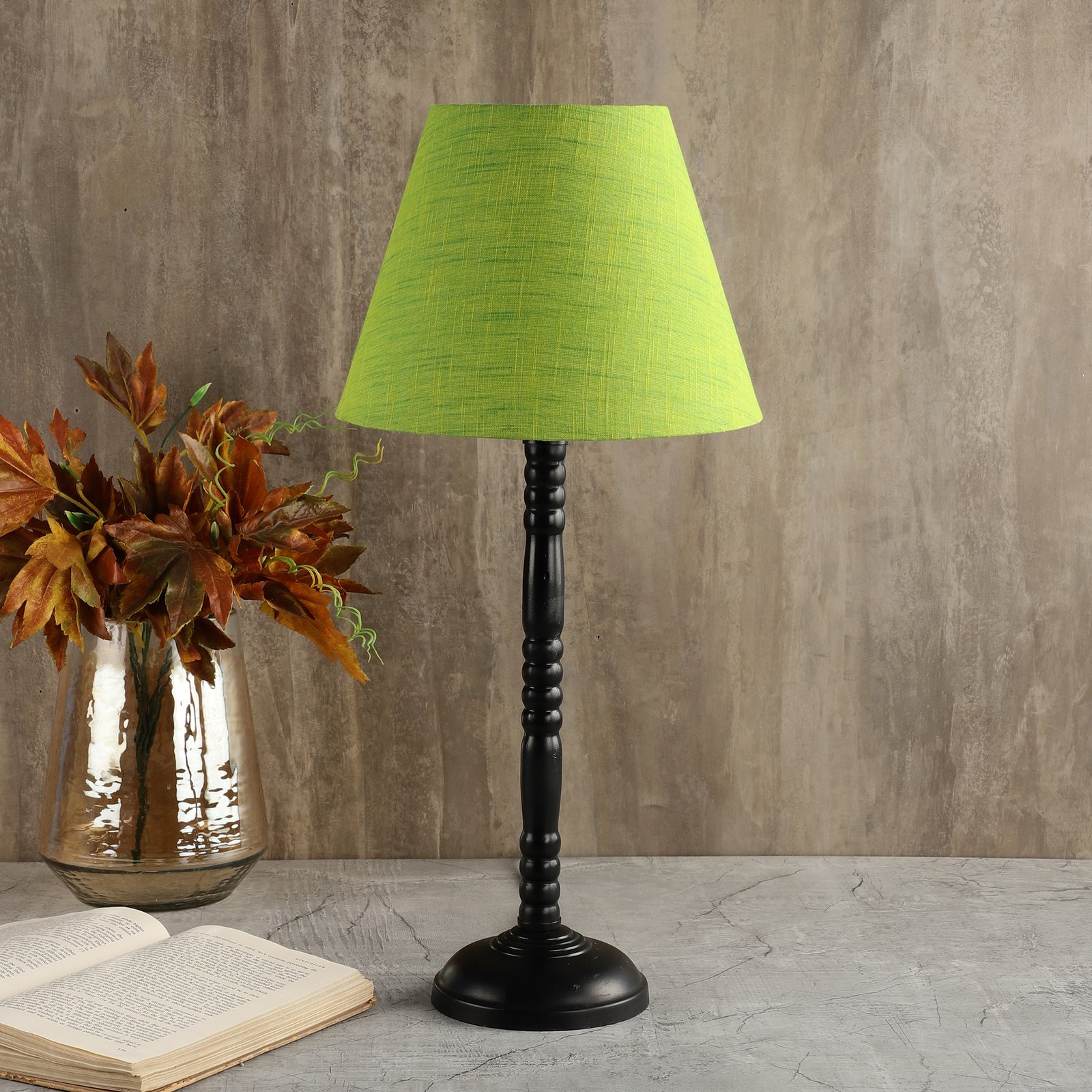 Metal Table Lamp Suitable For Bedroom Office And Living Room, Pack Of 1(Complete Set)