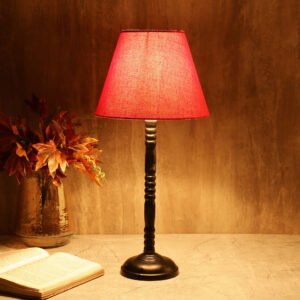 Metal Table Lamp Suitable For Bedroom Office And Living Room, Pack Of 1(Complete Set)