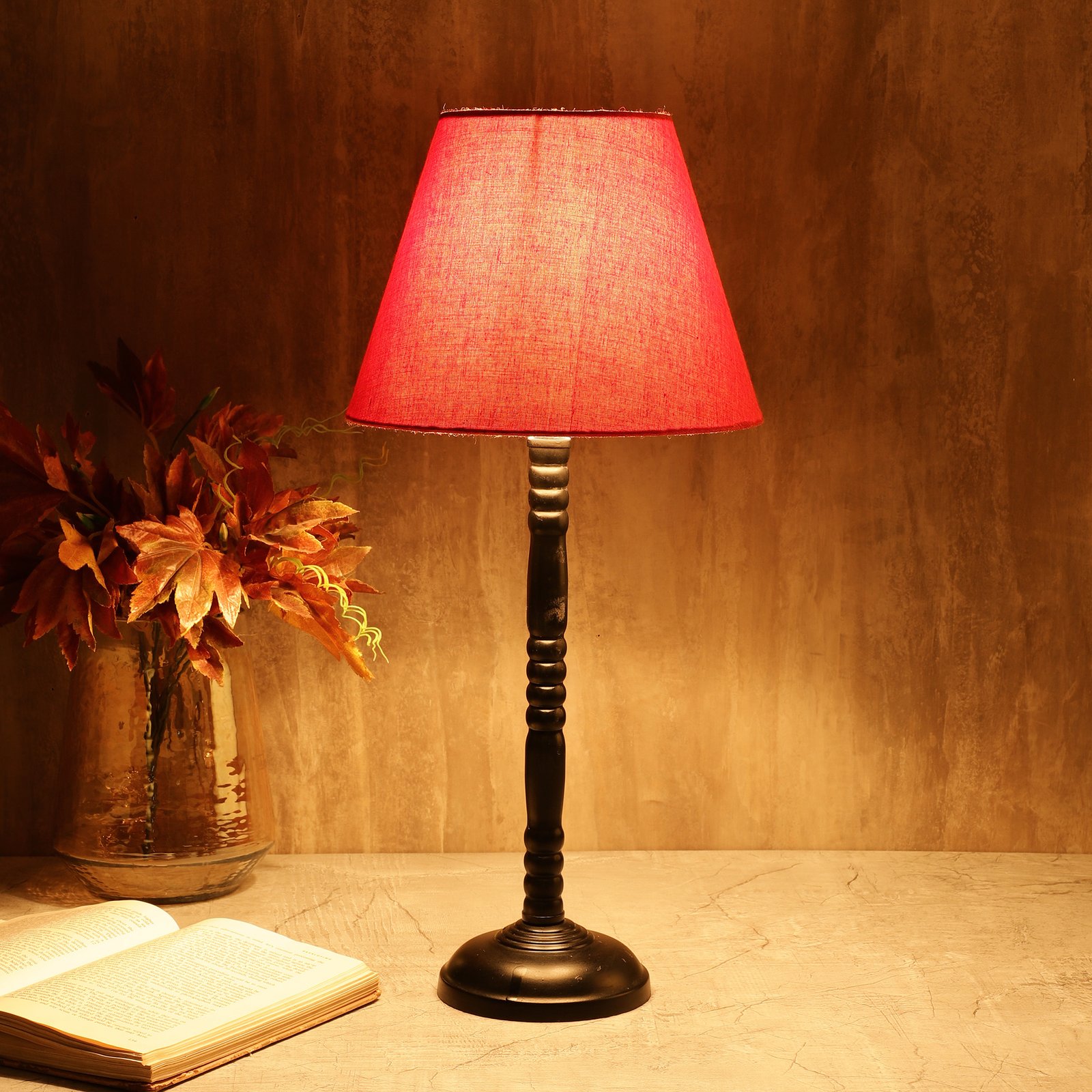 Metal Table Lamp Suitable For Bedroom Office And Living Room, Pack Of 1(Complete Set)