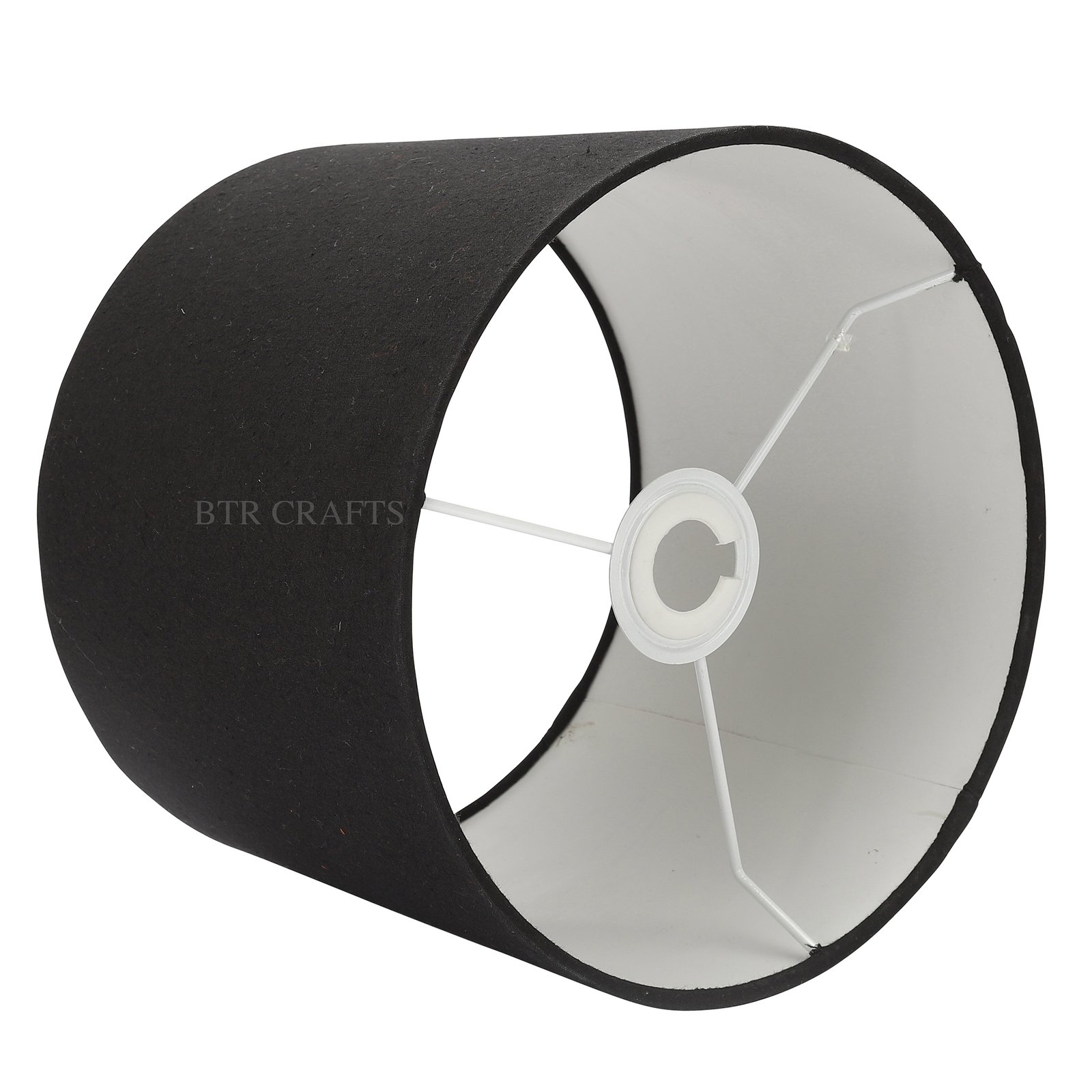 10 Inches Drum Lamp Shade, Suitable For Table and Floor Lamp(Black) - Image 4