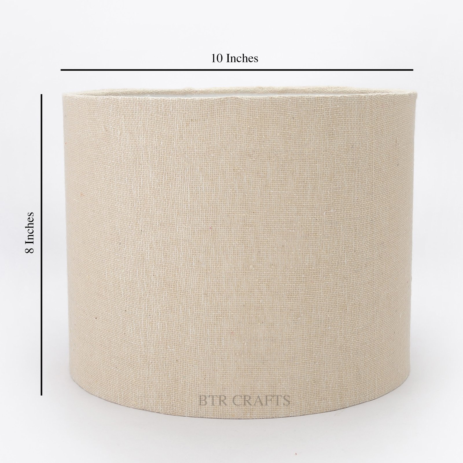 10 Inches Drum Lamp Shade, Suitable For Table and Floor Lamp(Premium Jute) - Image 3