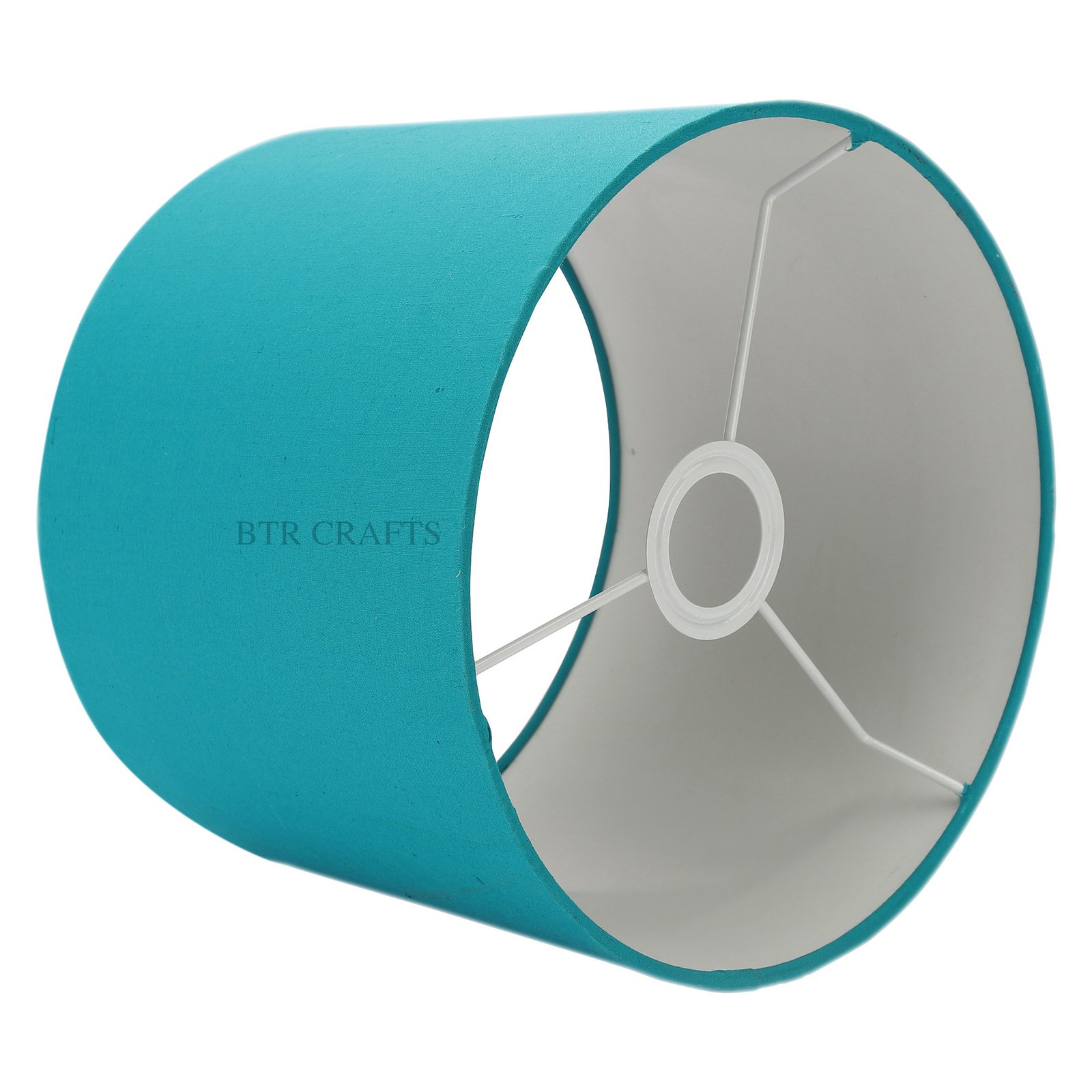 10 Inches Drum Lamp Shade, Suitable For Table and Floor Lamp(Teal) - Image 4