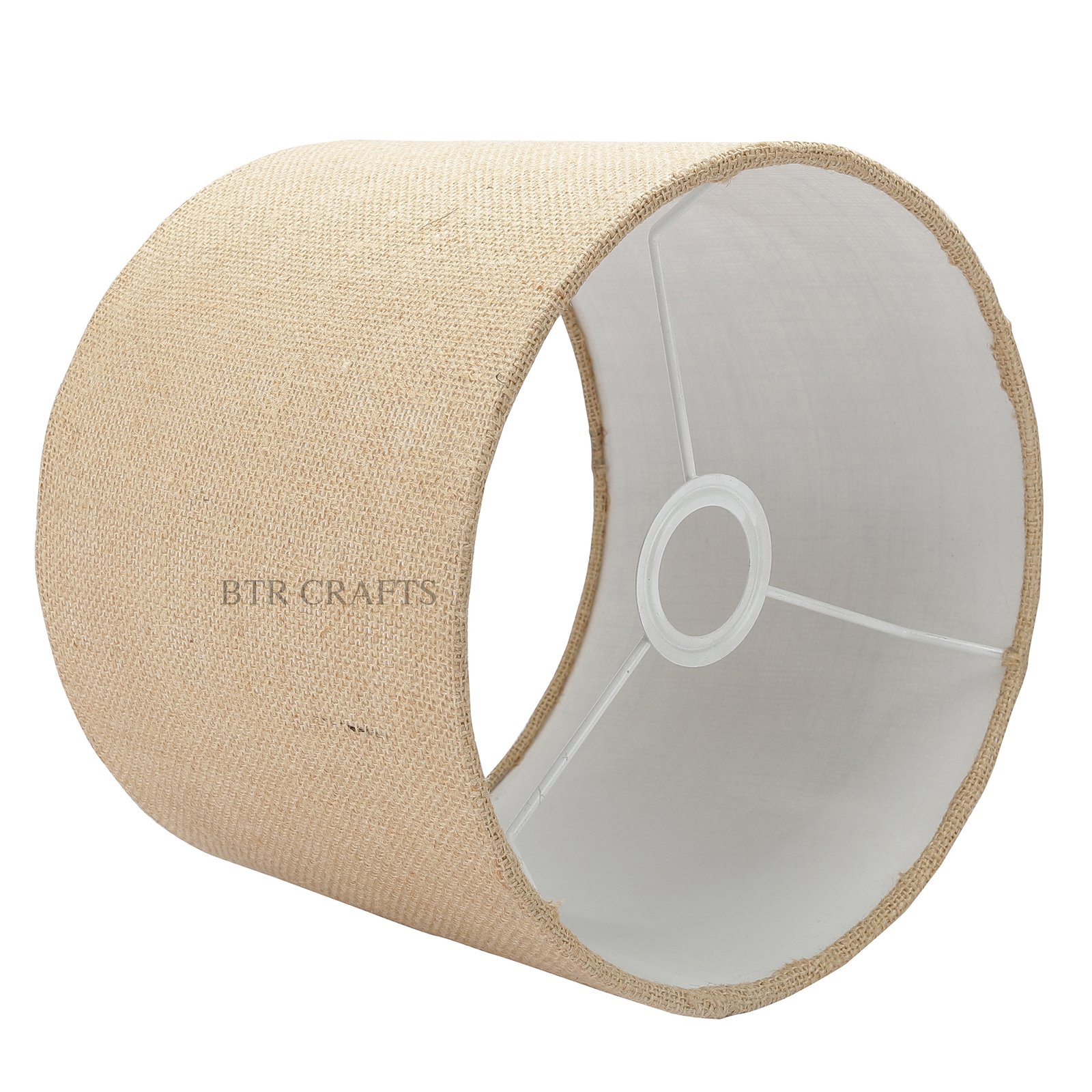 10 Inches Drum Lamp Shade, Suitable For Table and Floor Lamp(Natural Jute) - Image 4
