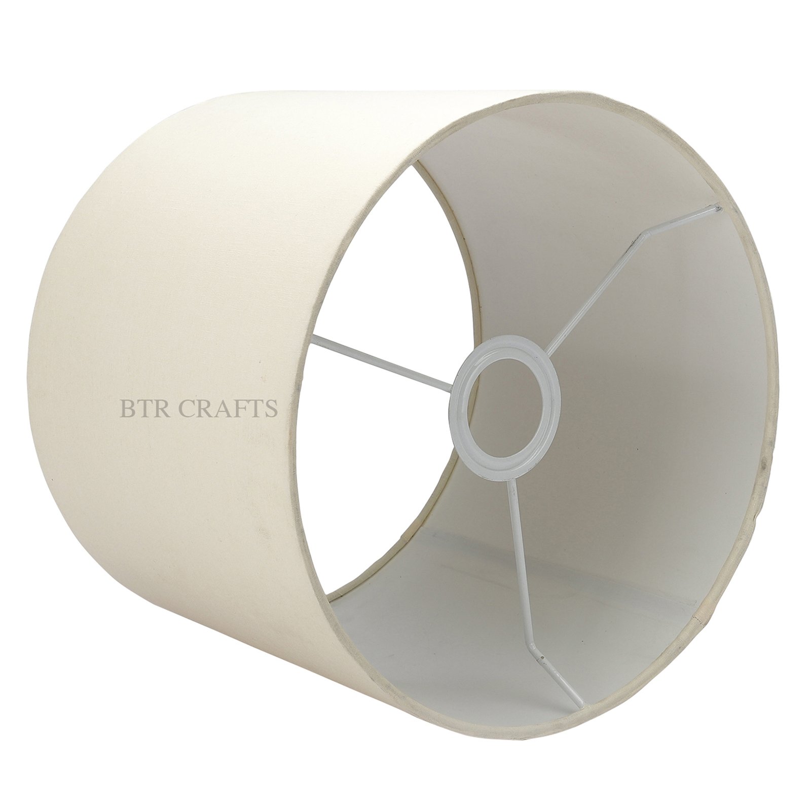 10 Inches Drum Lamp Shade, Suitable For Table and Floor Lamp(Cream) - Image 4