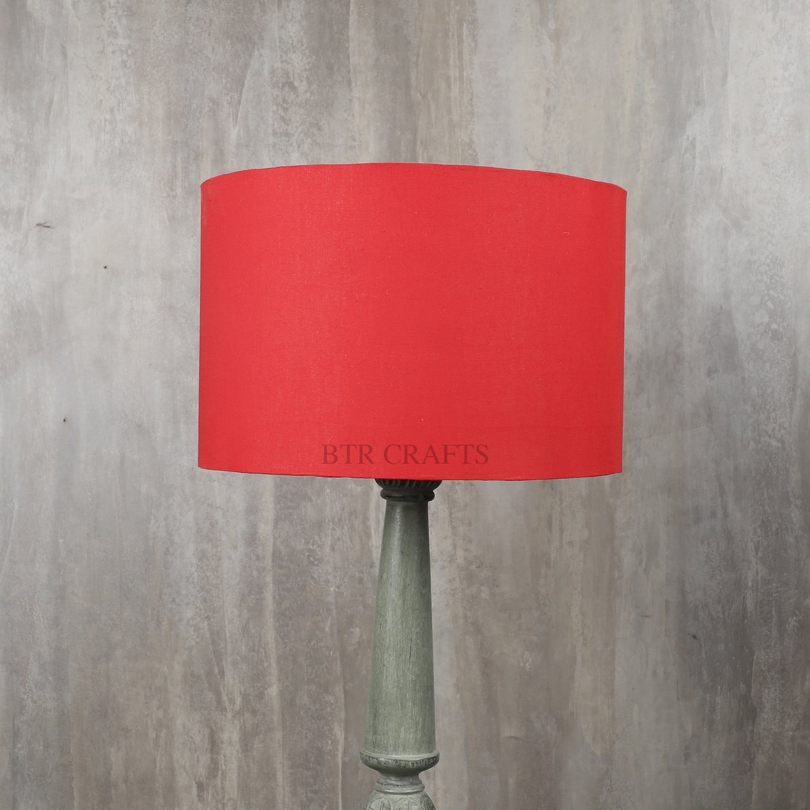 12 Inches Drum Lamp Shade, Suitable For Table and Floor Lamp(Red) - Image 2