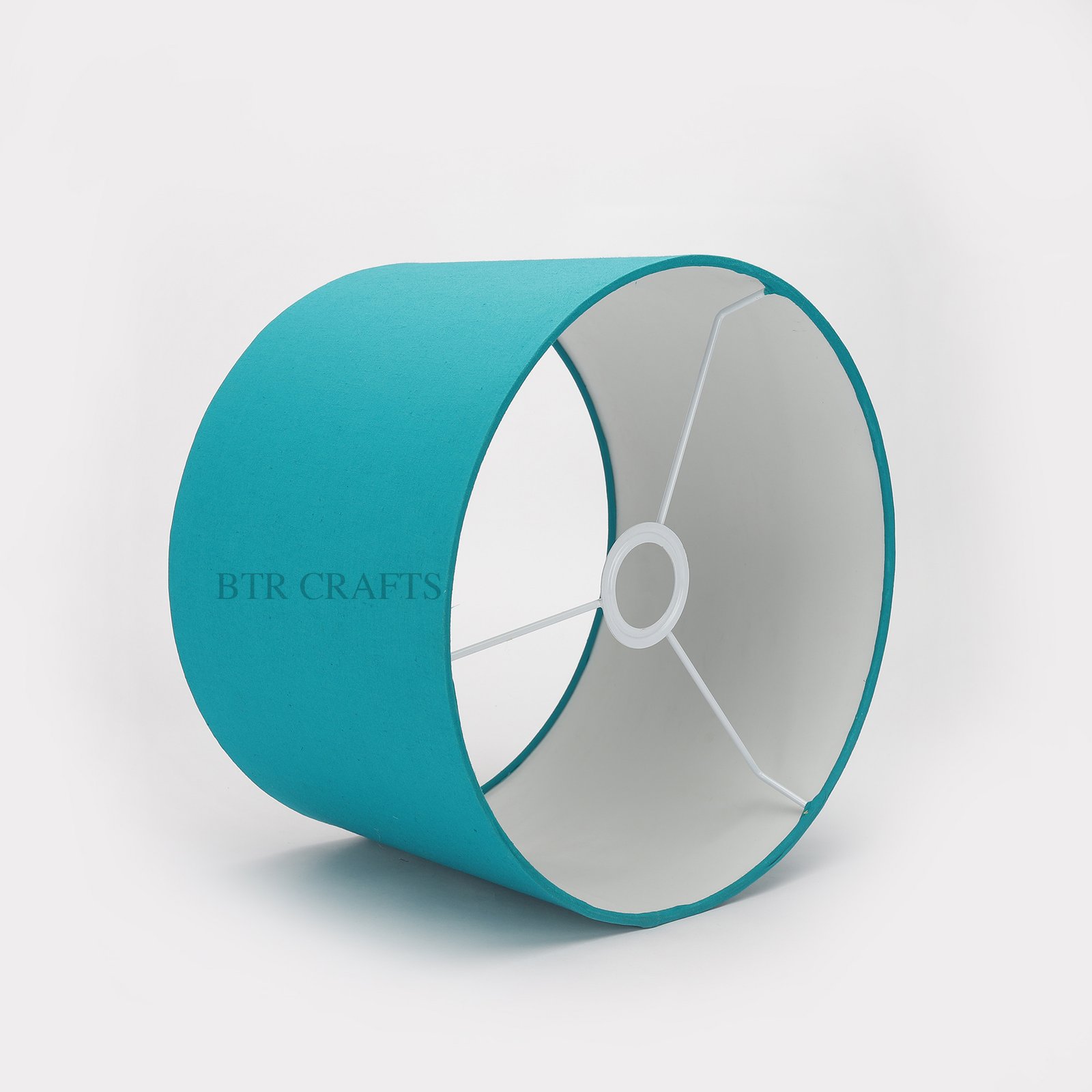 12 Inches Drum Lamp Shade, Suitable For Table and Floor Lamp(Teal) - Image 4